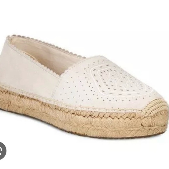 Women's UGG Heidi Platform Cream Espadrille Slip-On Shoes 9.5 - Picture 1 of 6